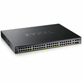 ZYXEL XGS2220-54FP 48-Port Gigabit L3 Managed and Nebula Pro Cloud Managed Switch | 40 PoE+ / 10 PoE++ Ports at 960W with 4 SFP+ 10G Uplinks and 2 10G Ethernet Ports — XGS2220-54FP