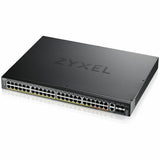 ZYXEL XGS2220-54FP 48-Port Gigabit L3 Managed and Nebula Pro Cloud Managed Switch | 40 PoE+ / 10 PoE++ Ports at 960W with 4 SFP+ 10G Uplinks and 2 10G Ethernet Ports — XGS2220-54FP