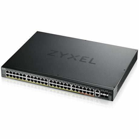 ZYXEL XGS2220-54FP 48-Port Gigabit L3 Managed and Nebula Pro Cloud Managed Switch | 40 PoE+ / 10 PoE++ Ports at 960W with 4 SFP+ 10G Uplinks and 2 10G Ethernet Ports — XGS2220-54FP