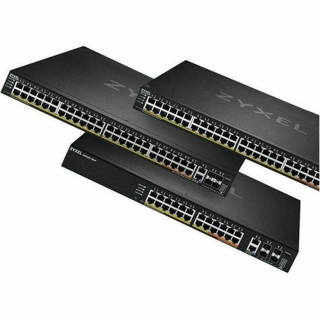 ZYXEL XGS2220-54FP 48-Port Gigabit L3 Managed and Nebula Pro Cloud Managed Switch | 40 PoE+ / 10 PoE++ Ports at 960W with 4 SFP+ 10G Uplinks and 2 10G Ethernet Ports — XGS2220-54FP