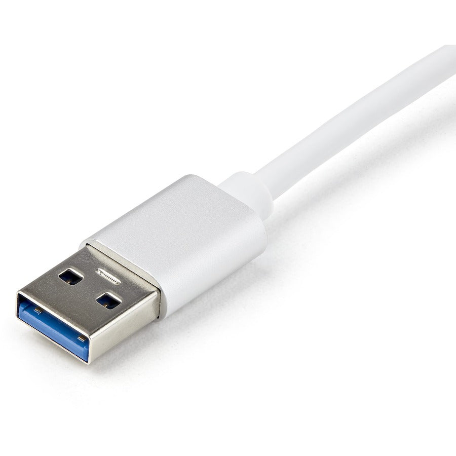 StarTech.com USB 3.0 to Gigabit Network Adapter - Silver - Sleek Aluminum Design Ideal for MacBook, Chromebook or Tablet — USB31000SA