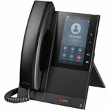 Poly CCX 505 IP Phone - Corded - Corded/Cordless - Bluetooth, Wi-Fi - Desktop, Wall Mountable - Black — 82Z82AA
