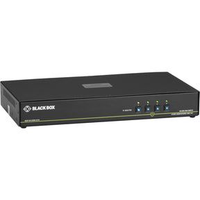 Black Box Secure NIAP 3.0 KVM Switch - Single-Head, HDMI, CAC, 4K, 4-Port — SS4P-SH-HDMI-UCAC