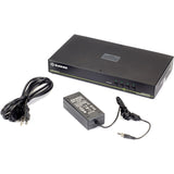 Black Box Secure NIAP 3.0 KVM Switch - Single-Head, HDMI, CAC, 4K, 4-Port — SS4P-SH-HDMI-UCAC