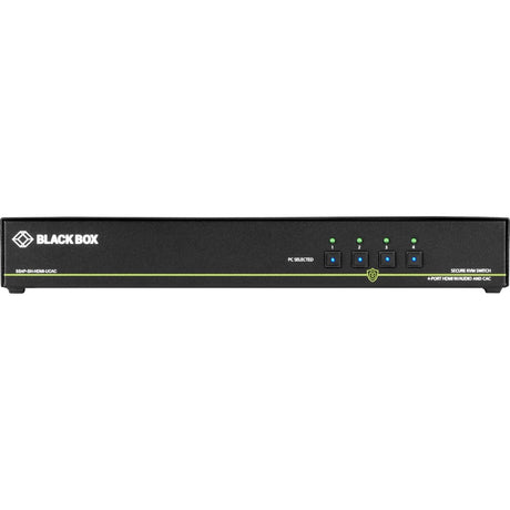 Black Box Secure NIAP 3.0 KVM Switch - Single-Head, HDMI, CAC, 4K, 4-Port — SS4P-SH-HDMI-UCAC