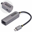 StarTech.com 2.5GbE USB-C to Ethernet Adapter, 100W PD Pass-Through, NBASE-T NIC, USB 3.0 Type-C 2.5/1G Multi Speed Network, USB 3.1 RJ45 — 2GPD3-USB-C-ETHERNET