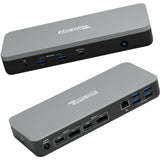 Plugable Dual 4K USB-C Chromebook Docking Station, Google Certified Chromebook Compatible, 60W Driverless Charging Dock — UD-MSTHDC