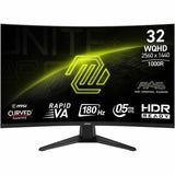 MSI MAG 325CQF 31.5 inch VA QHD Display 180Hz FreeSync Curved Gaming Monitor — MAG325CQF
