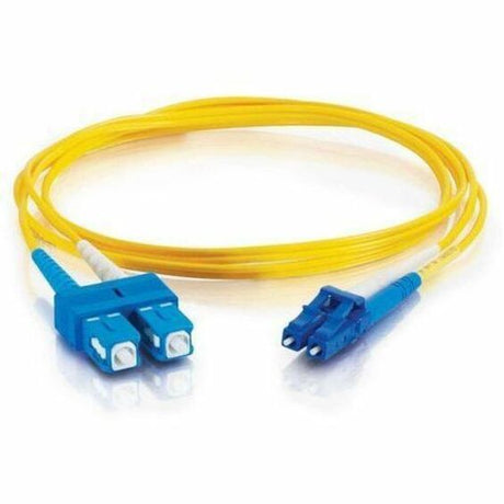 C2G 7m LC-SC 9/125 Duplex Single Mode OS2 Fiber Cable - Yellow - 23ft — 37469